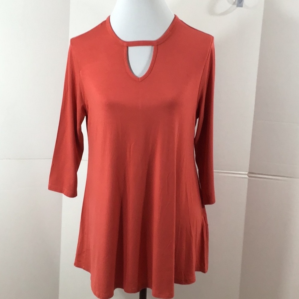 Soft Surroundings rust color tunic